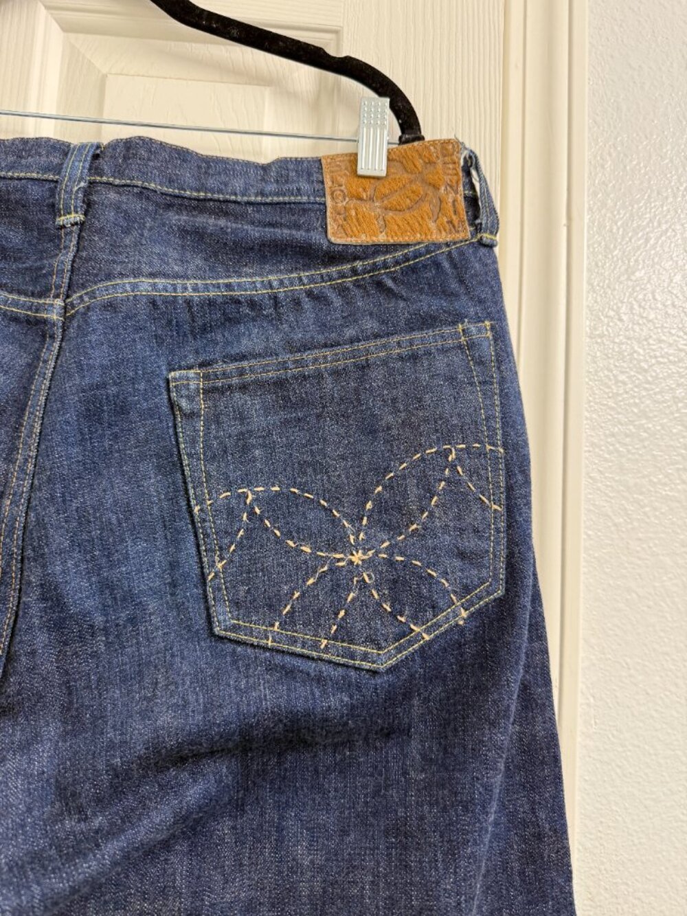 Sugar Cane Extra Heavy Coarse Weave Selvedge Denim Jeans W38 L36 - Picture 8 of 11